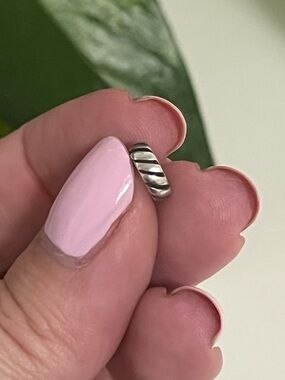 Pandora Candy Cane Spacer Charm Bead, 925